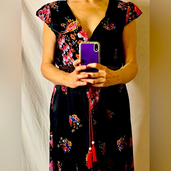 SPANISH🇪🇸 SILK DRESS - Picture 1 of 10